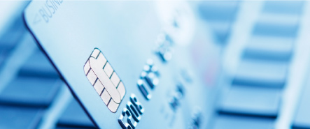 Image of a Credit Card with an EMV chip